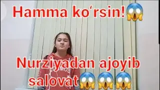 Nurziyadan ajoyib salovat @Uzmoziy  #salovat#nurziya#joni#ijro