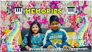 Memories - Maroon5 with Lyrics (Keyboard cover) By Shray
