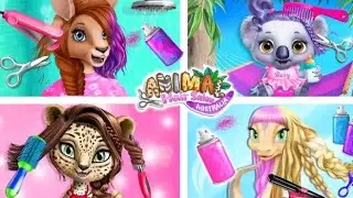 Animal hair salon Australia|Fun animal care-Style for kids|Dressup Crystal the Cobra @kidsonfun