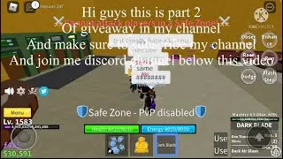 Giveaway fruits to my fans in (Blox fruit) Part 2 #2