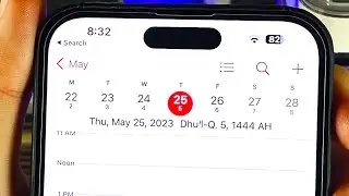 ANY iPhone How To Activate Islamic Calendar!
