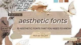 aesthetic fonts | 10 aesthetic fonts that you need to know 🤎