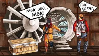 От бомжа до ящика МВК! Соло против кланов в Раст Rust