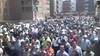 المنصورة ، مسيرة الإخوان في المنصورة شارع جيهان 16/8/2013