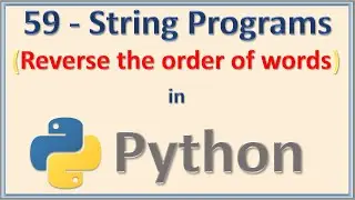 Python program to reverse the sequence of all the words of the string.