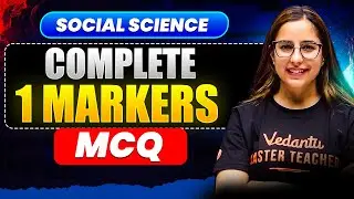 📚 Social Science | Complete 1 Markers MCQs | Class 10 | Maharashtra Board | Varsha Maam