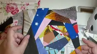 Посмотрите, что можно сделать из полос и обрезков тканей. Арт полотно. Арт квилт. Красивые подушки.