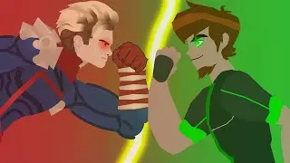 Ben 10 Vs Homelander Stick Nodes Animation (Reupload)