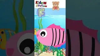 Cute Bear Phonics Song Part 1 | A to L | #kidzstation #shorts #shortsvideo