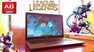 League of Legends (AMD A6, Radeon R4 Graphics) Low End Laptop (512MB)
