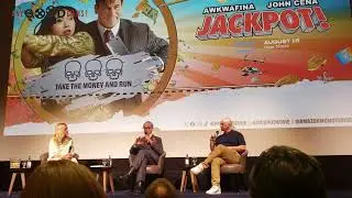 'Jackpot!' director Paul Feig (Bridesmaids) & writer Rob Yescombe talk Awkwafina & John Cena