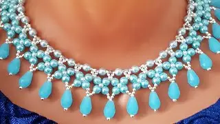 Beaded necklace/Pearl necklace/Pearl necklace/Pearl necklace/Necklace made of beads and beads