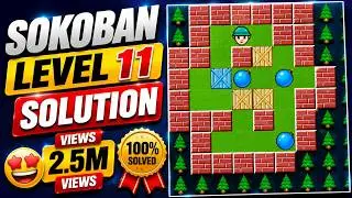 sokoban level 11 solution