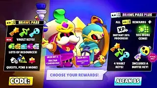 Brawl Stars | Season 48 Sand of Time Brawl Pass All Rewards...