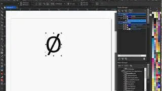 CORELDRAW ÖZEL KARAKTER TL Simgesi ya da Ø ÇAP Simgesi KISAYOL atamak