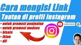 Cara mengisi/memasukkan Link tautan di profil Instagram | #instagram #selebgram #menghasilkanuang