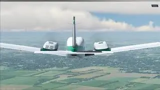 Flight Sim World Новый симулятор полета Взлет Посадка на одном двигателе