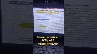 concurrent use of ACEI/ ARB+ diuretic+NSAID