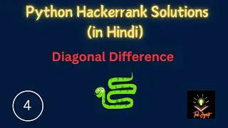 Diagonal Difference | Hackerrank Solution in Python