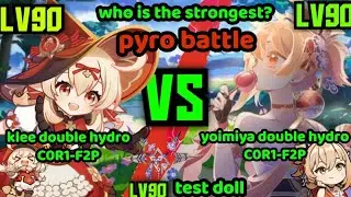 klee C0 vs yoimiya C0 who is the strongest | genshin impact