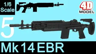 Mk 14 EBR 1/6 scale model DETAILED review (Light weapon model series Vol. 1)