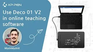 XP-PEN tablet connection and setup on computer and Android phone for online math teaching