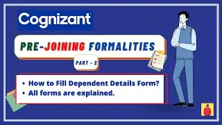 Pre-Joining Formalities In Cognizant || Part - 2 || 2022 FTE