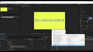Motion graphics -Type animation - Scale properties - Adobe After Effects