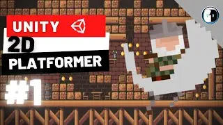 Unity Engine  TUTORIAL Part #01:   Make Your First 2D PLATFORMER GAME with UNITY: Level & Player