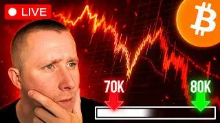 🔴 LIVE Bitcoin Trading! Support Zone entscheidet! 70K oder 80K?