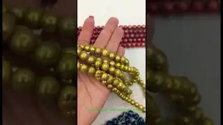 Тонированный жемчуг для рукоделия. #pearlsforhandmade #freshwaterpearls #pearlsforjewerlymaking