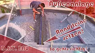 Richtig Kantensteine setzen │ Anleitung für Anfänger │ Randsteine