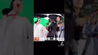 Wang yibo and xiao zhan’s way of greeting each other 🤣 - The untamed bts
