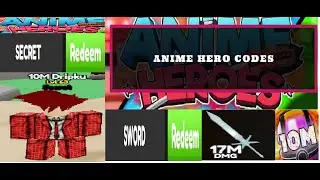 * UPDATE * ALL NEW CODES ANIME HERO SIMULATOR 😲