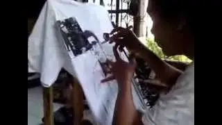 KALLER Lagi Action Air Brush Kaos Padang