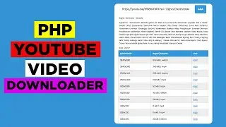 Php ile Youtube Video İndirici Yapımı | Youtube Multi Video Downloader with PHP