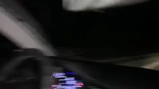 Вождение зимой в темное время суток.