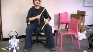 Early prototype of the V-Beat Air Drums.
