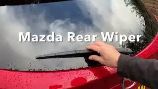 How to Replace the Rear Wiper Blade Mazda CX-5