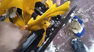 замена шпилек на снегоуборщике Чемпион