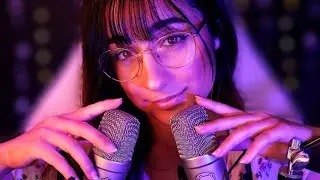 ASMR | Super SENSITIVE Whispers & INTENSE Mouth Sounds 💖 (With the 2 mics together!! 🤯)