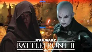 Battlefront 2 Sith Anakin vs Asajj Ventress