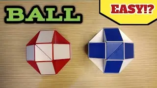 TUTORIAL Rubik's Snake 24 - Ball Shape | Smiggle Twist Puzzle