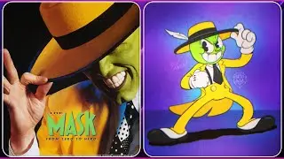 Popular Cartoon And TV Show Characters In The Aesthetics Of 1930s Animations 1
