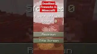 Deadliest Fireworks in Minecraft! 