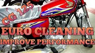 HONDA CG125 EURO CLEANING | IMPROVE PERFORMANCE OF CG125 | MUST WATCH