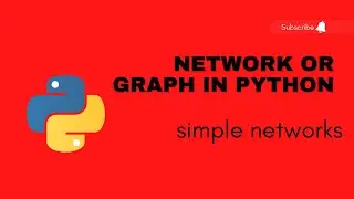 Network or Graph in Python 