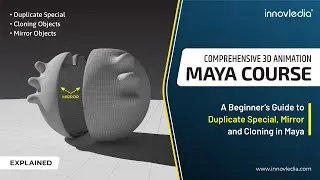 Maya Course • Duplicate, Duplicate Special, Clone, and Mirror in Maya