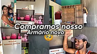 COMPRAMOS NOSSO ARMÁRIO NOVO🥹🥰/ we bought our new closet