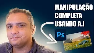 Manipulação de imagens usando a nova AI (inteligência artificial) do photoshop